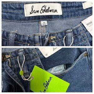 NWT Sam Edelman Drawstring Bottom jeans 
Wide leg size 30